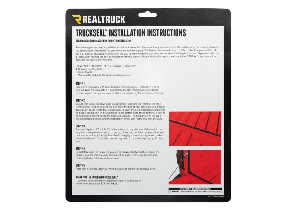 TruXseal tailgate seal roll